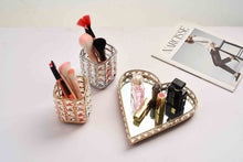 Load image into Gallery viewer, Crystal Brush Holder Cosmetic Brush Storage Bucket
