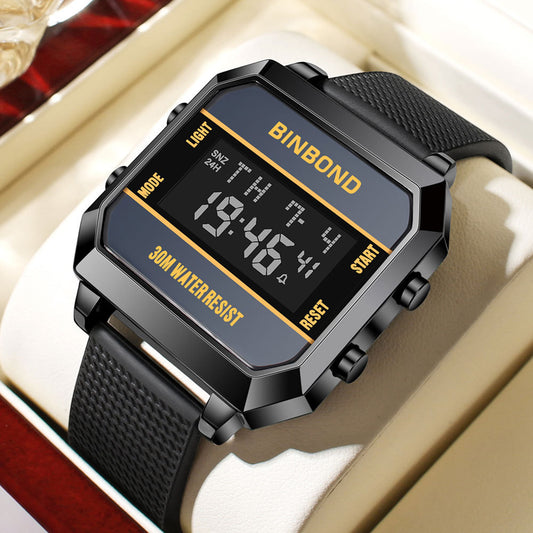 Stylish And Versatile Waterproof Men's Electronic Watch