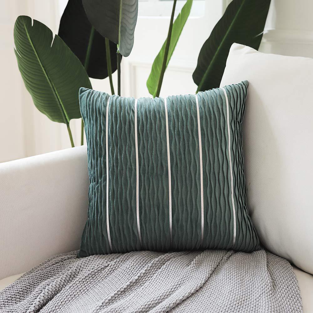 Simple Luxury Striped Vel Cushion Co