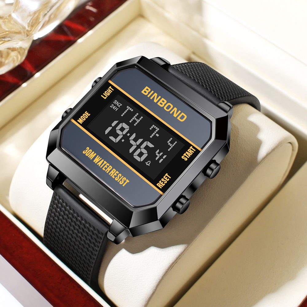 Stylish And Versatile Waterproof Men's Electronic Watch