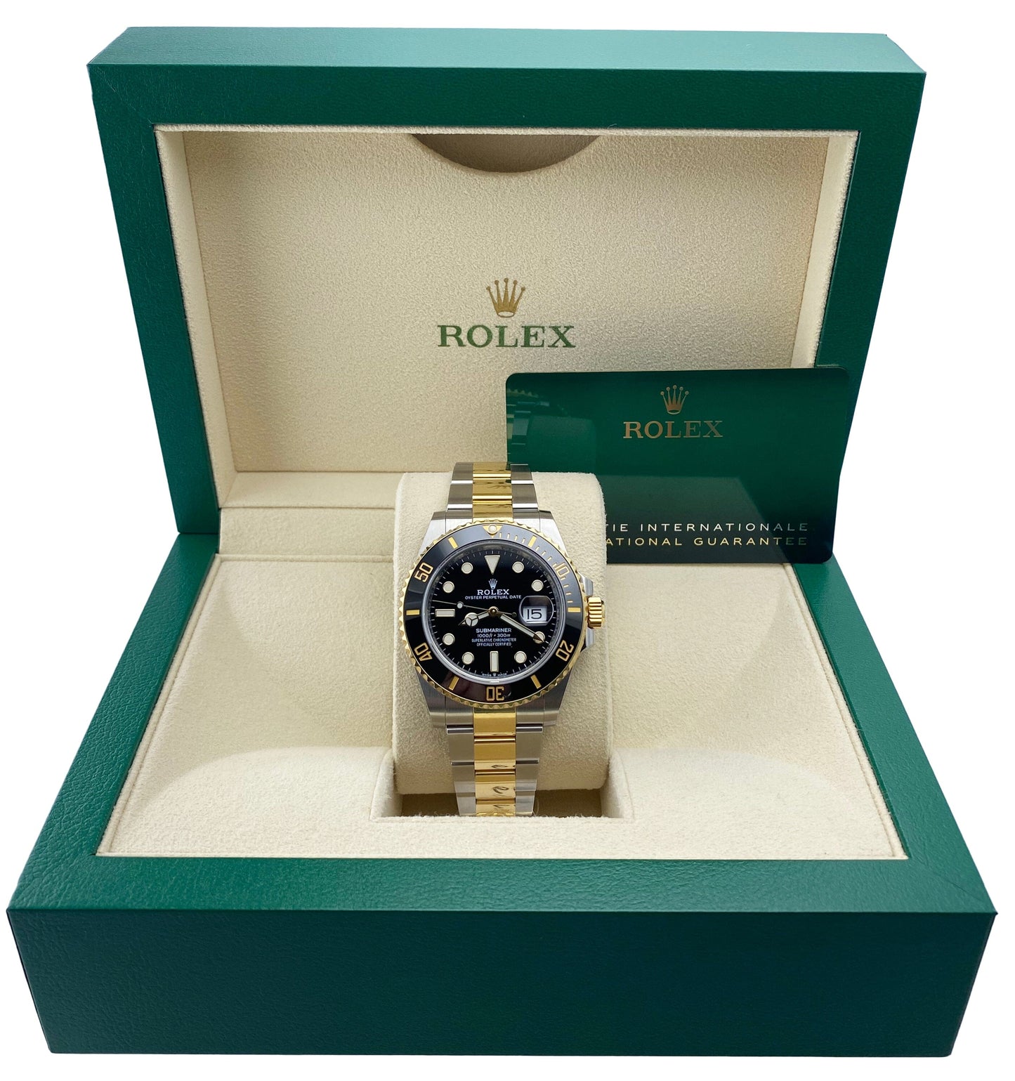 Rolex Submariner 126613LN Black Dial Two-Tone Mens Watch Box Papers