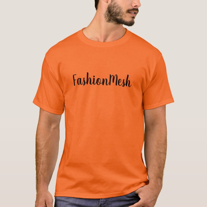 Men's Basic T-Shirt Orange